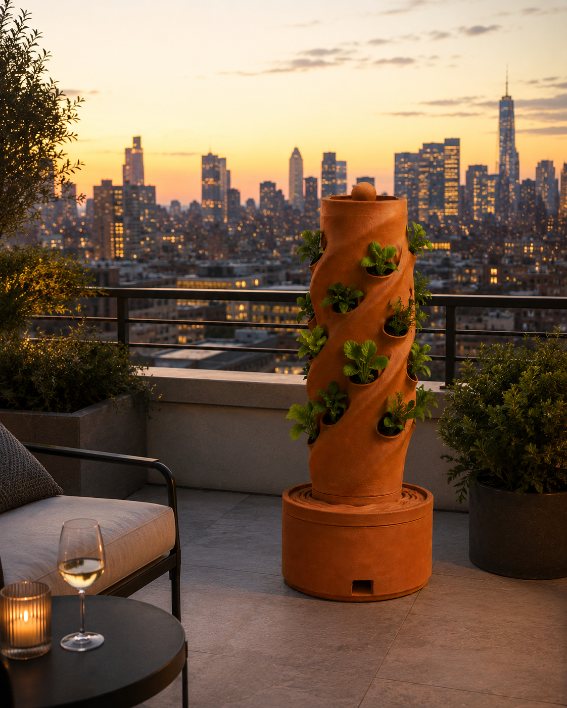 Outdoor balcony
